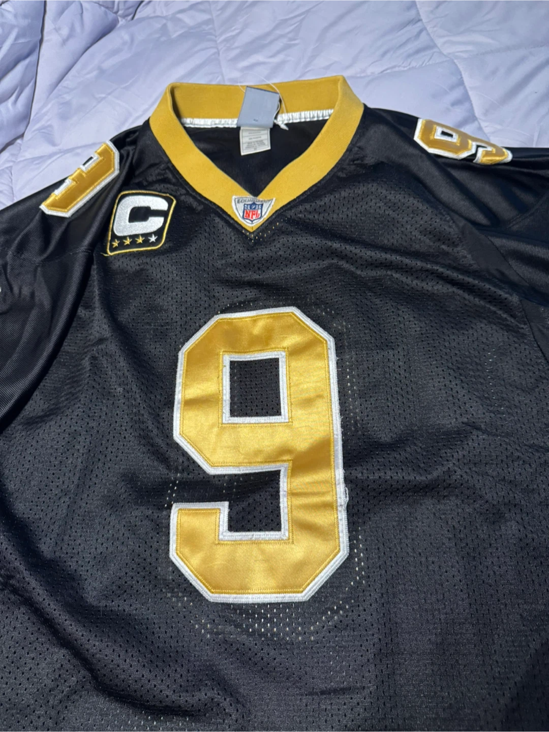 Reebok Drew Brees #9 New Orleans Saints NFL Jersey Size 52 - photo 2