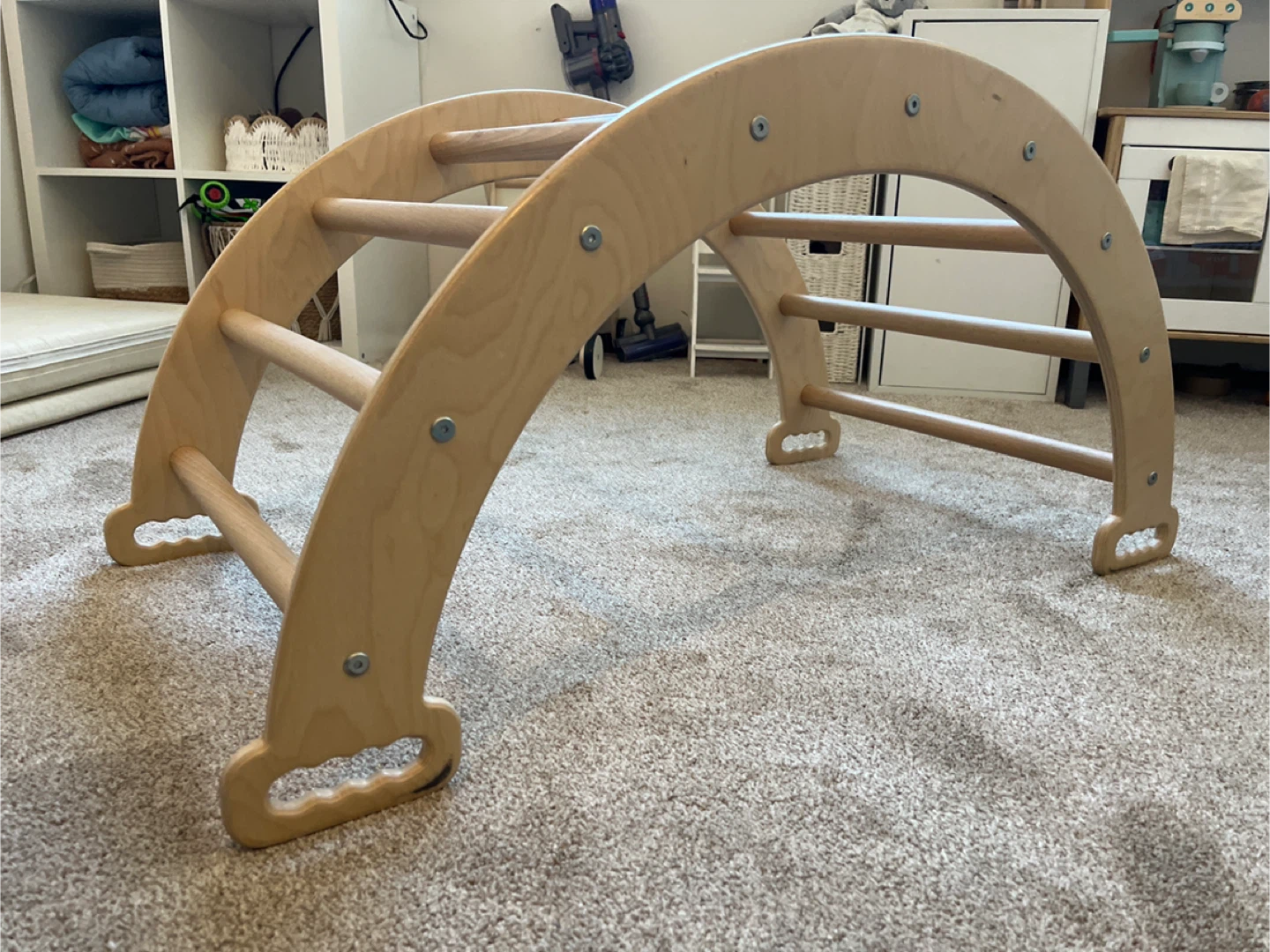 Wooden Climbing Arch and Rocker