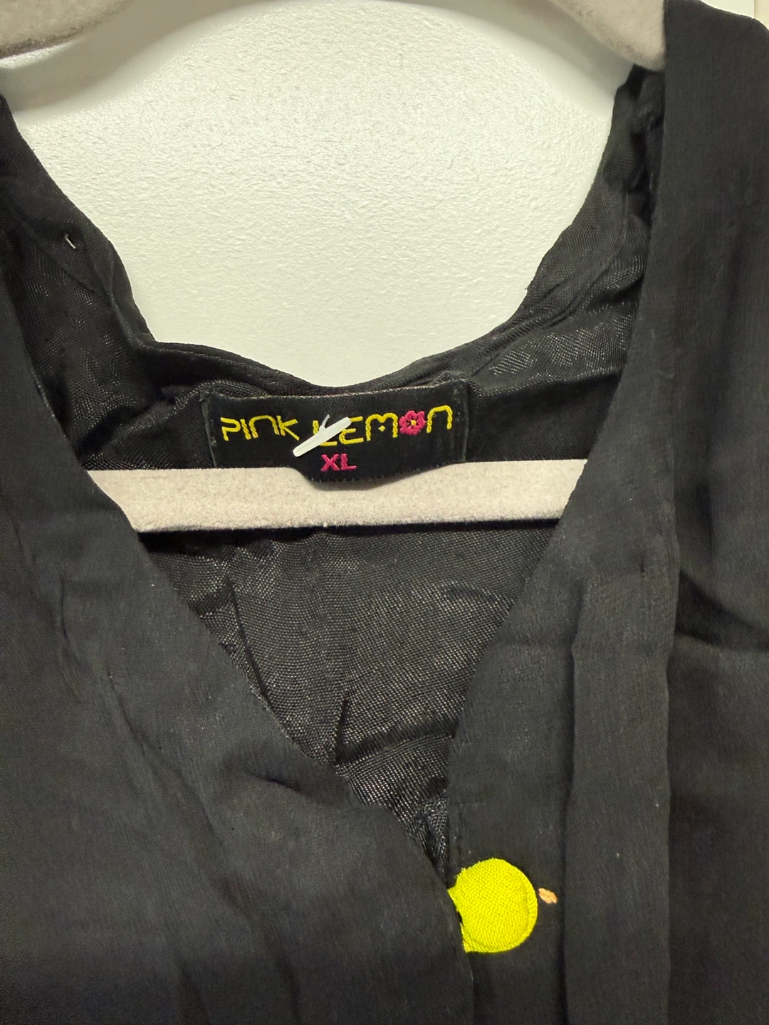 Pink Lemon Black Kurti XL - photo 2