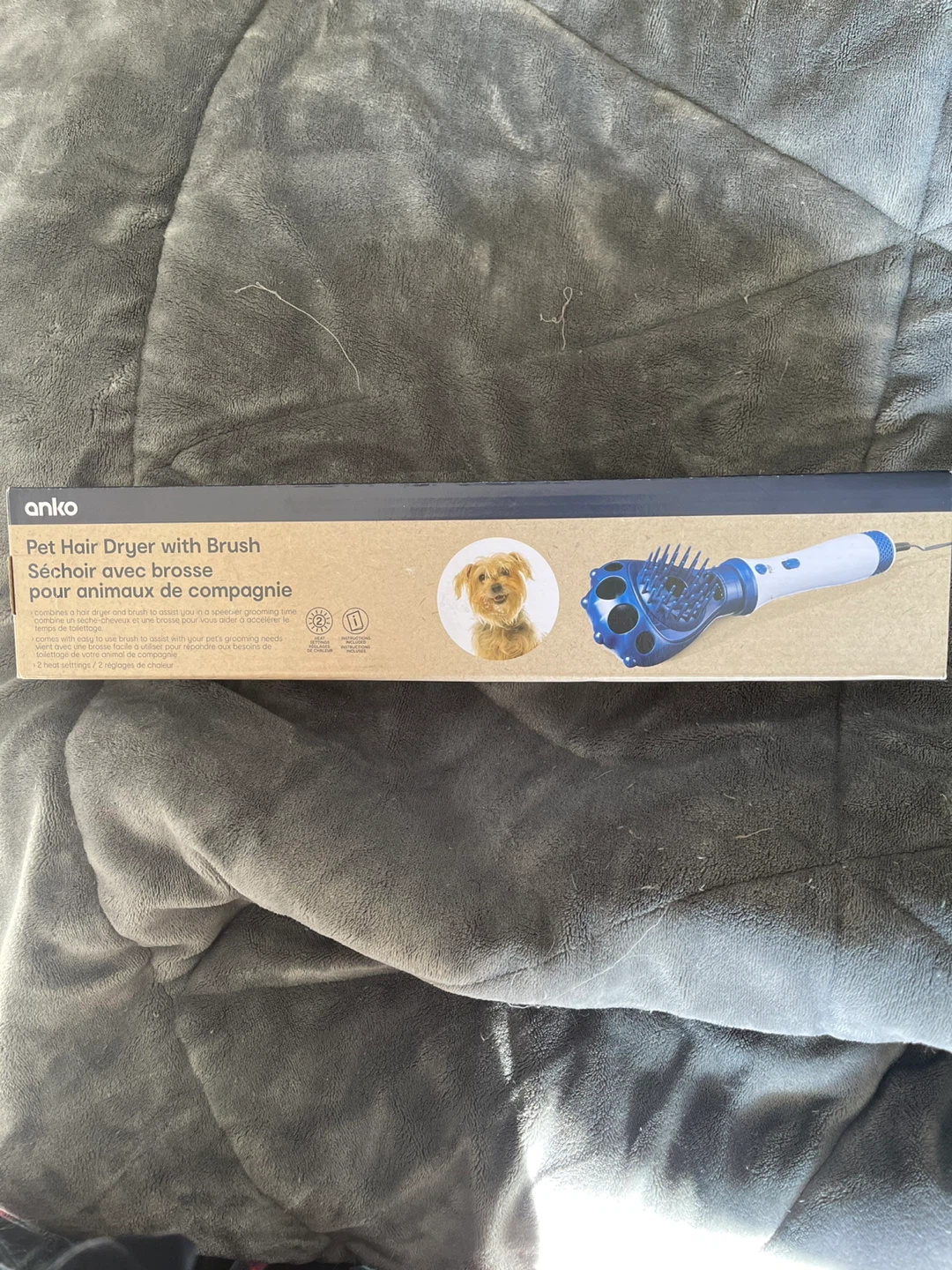 Anko Pet Hair Dryer with Brush