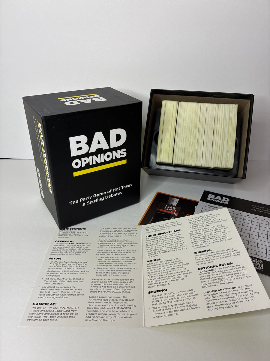 Bad Opinions Party Game - photo 4