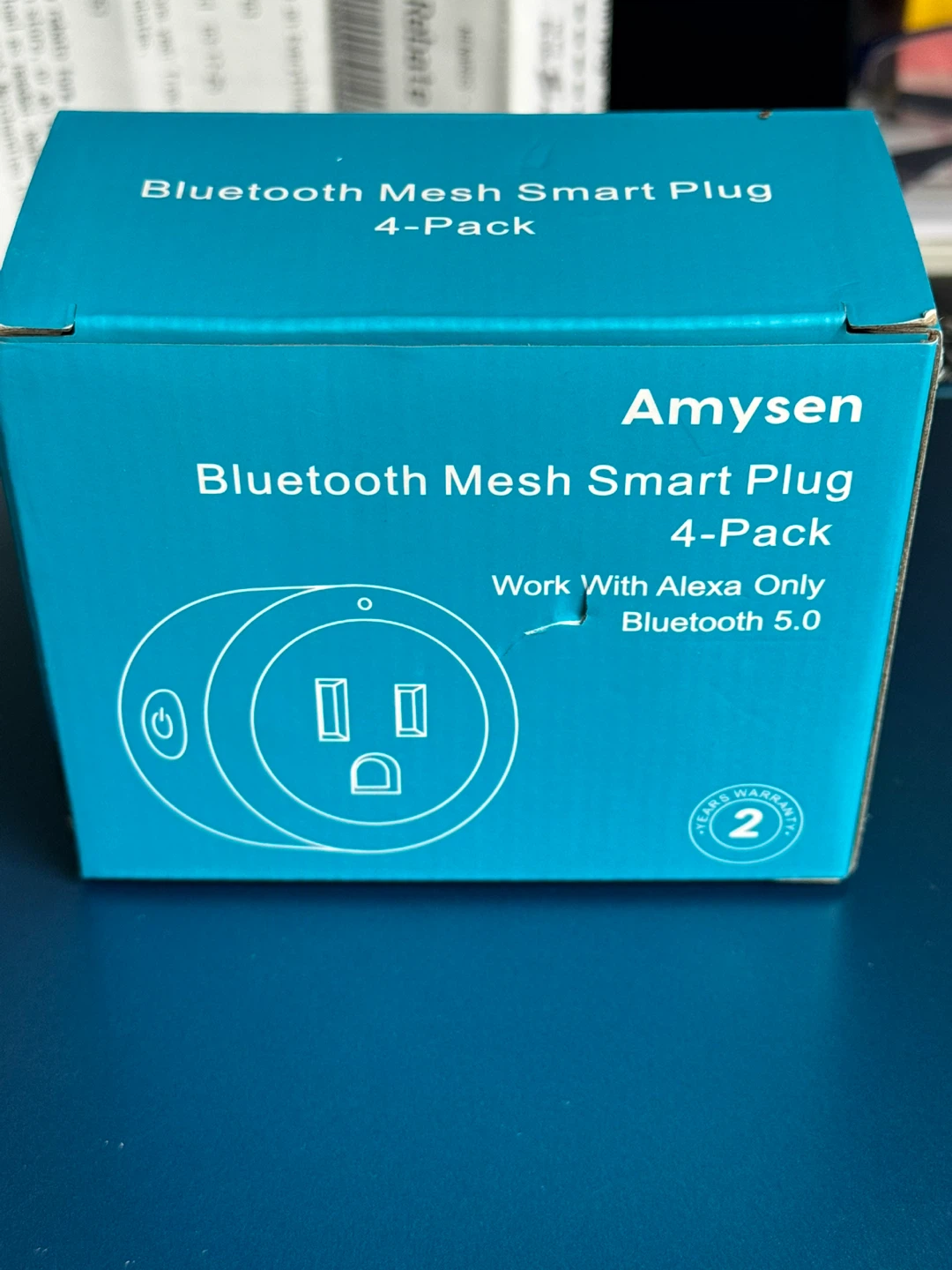 Amysen Bluetooth Mesh Smart Plug 4-Pack
