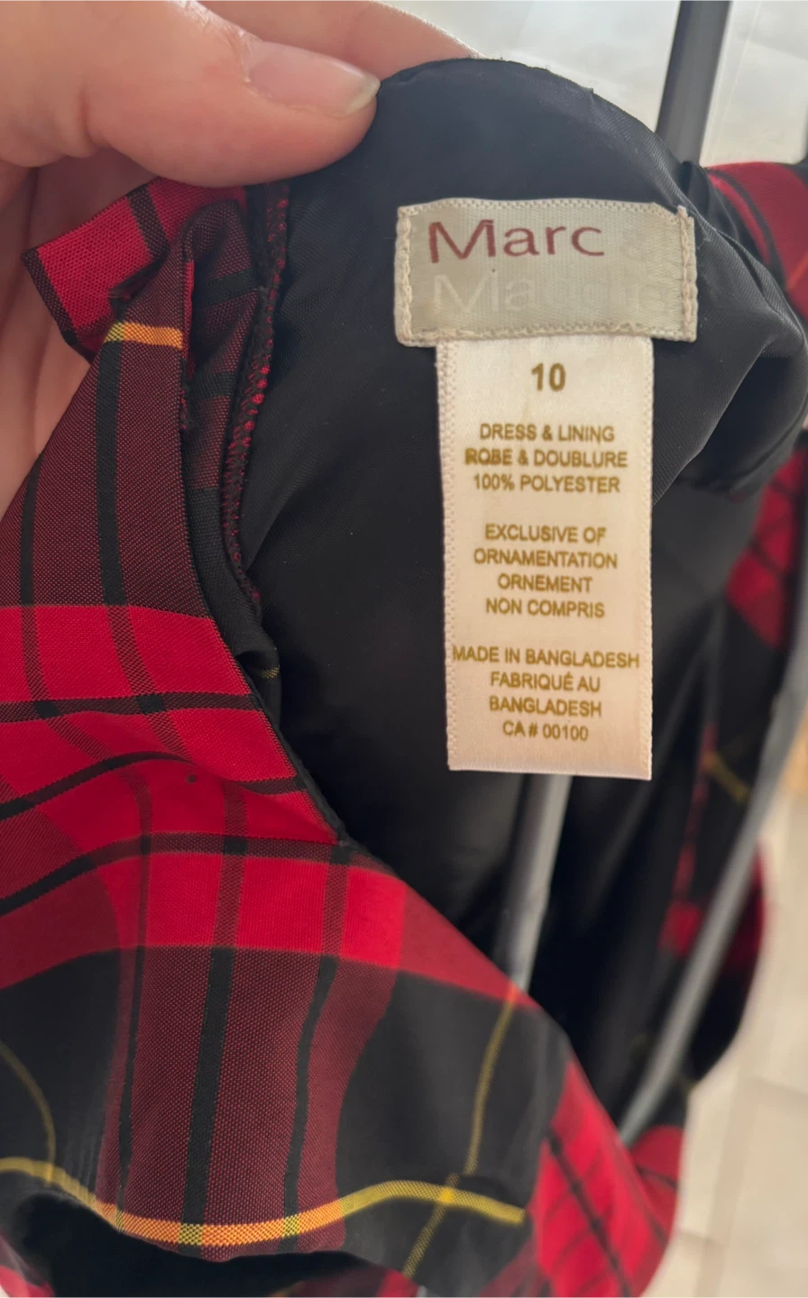Children’s Christmas Plaid Dress - photo 3