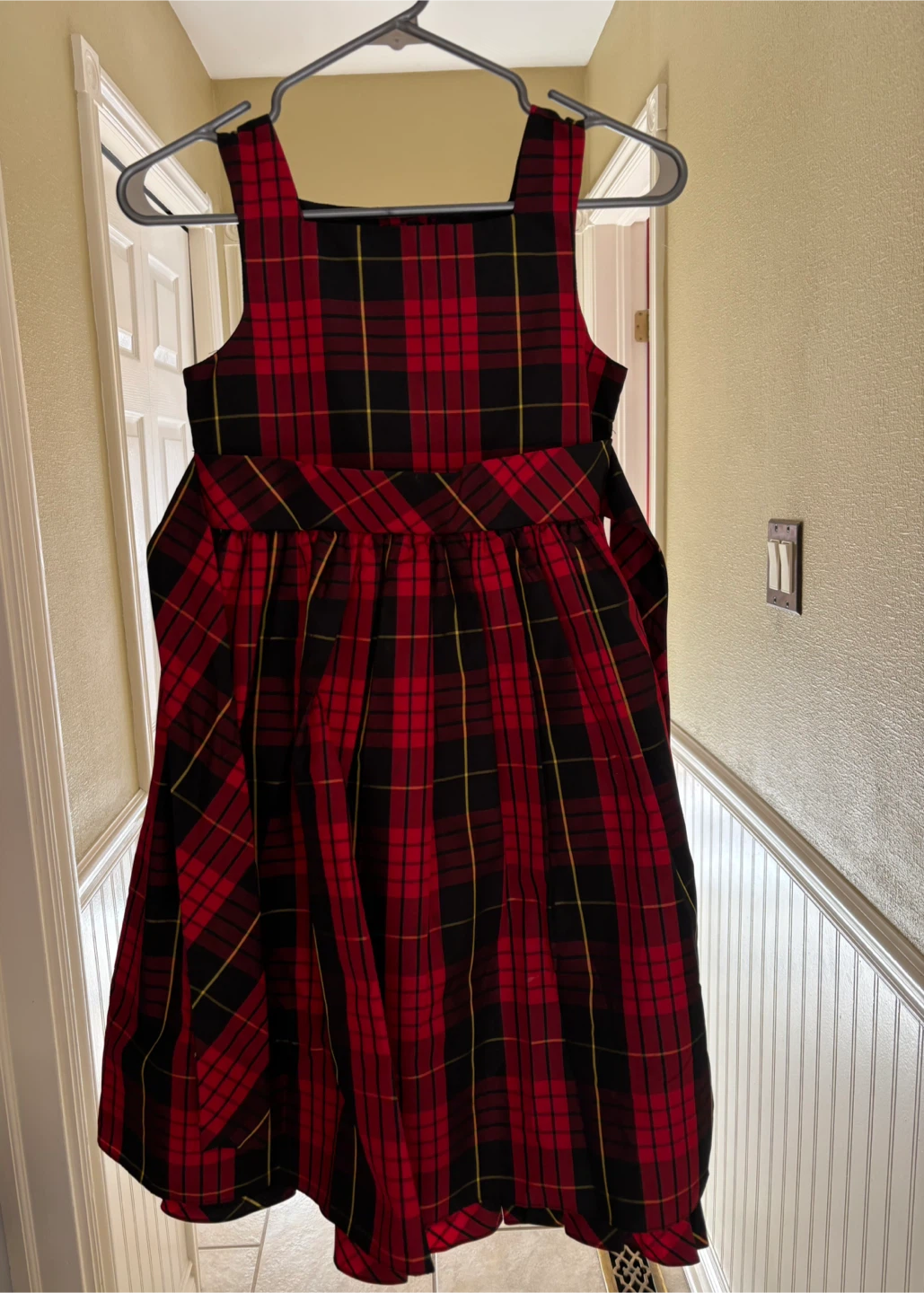 Children’s Christmas Plaid Dress