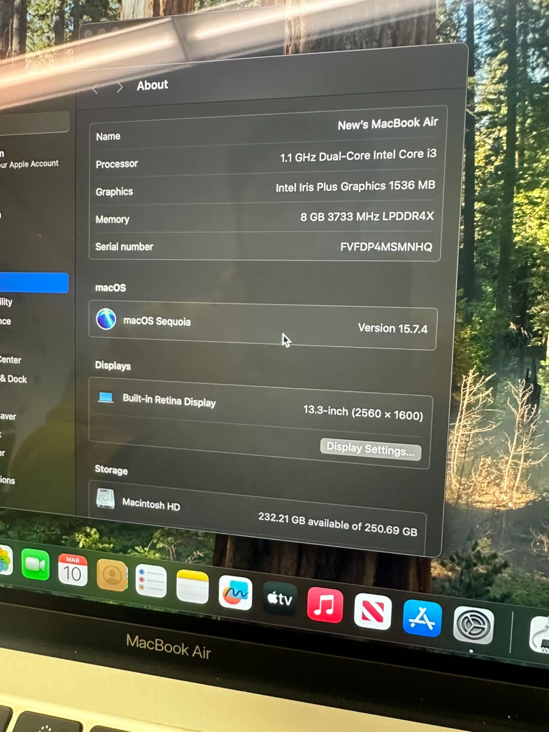 MacBook Air 2020 | 256gb Storage | 8gb RAM | W/Charging Wire - photo 4
