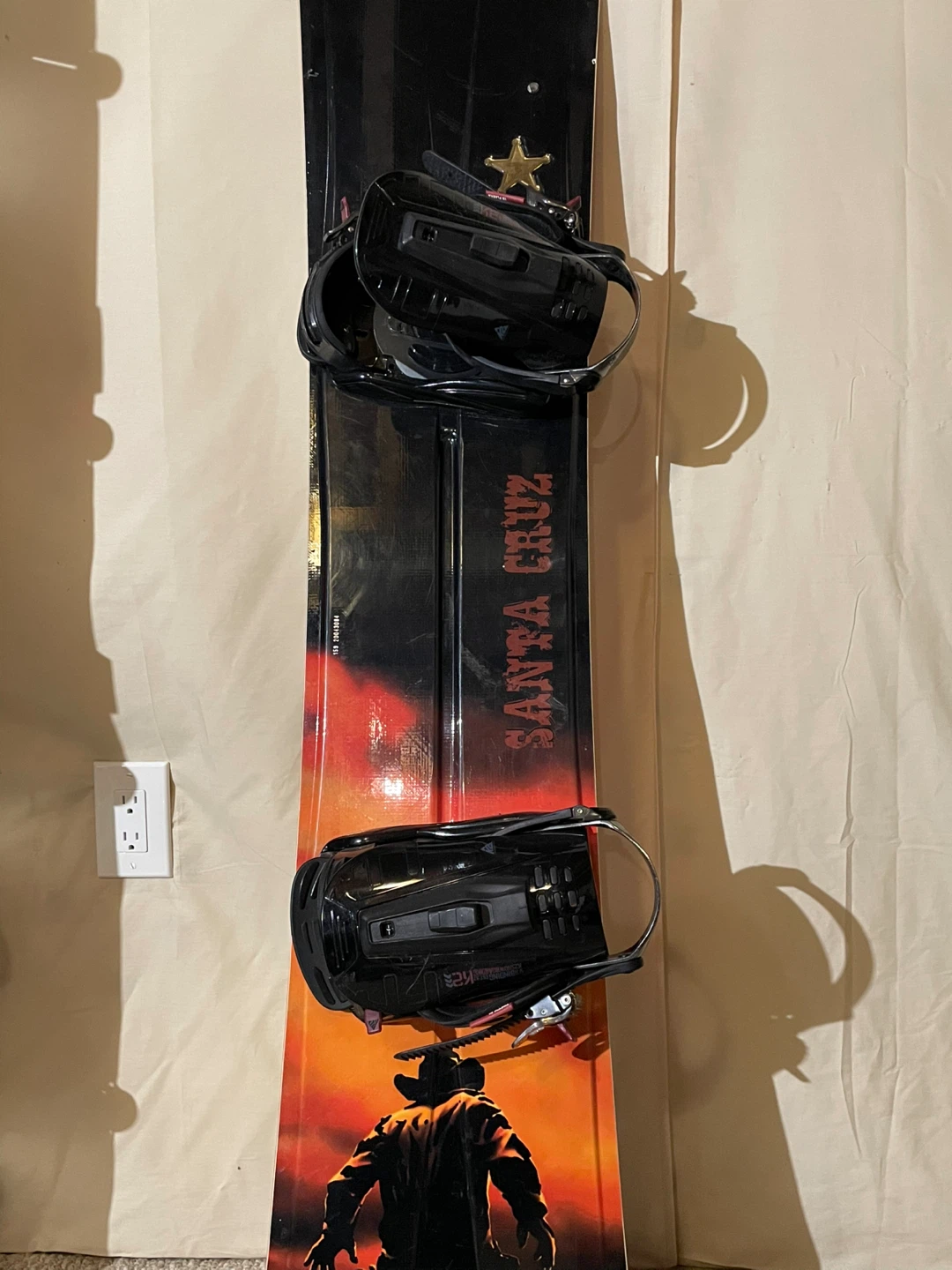 Santa Cruz Snowboard with K2 Bindings
