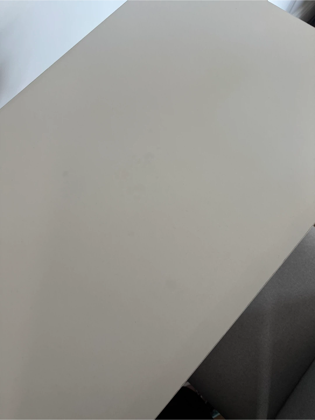White Desk with Gold Hairpin Legs - photo 3