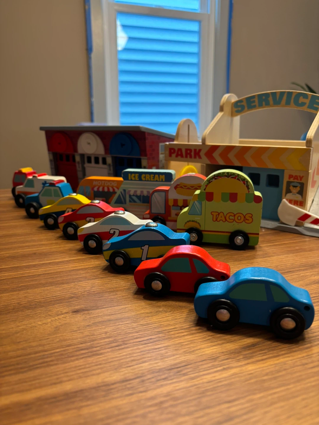 Wooden Toy Vehicle Playsets - Used