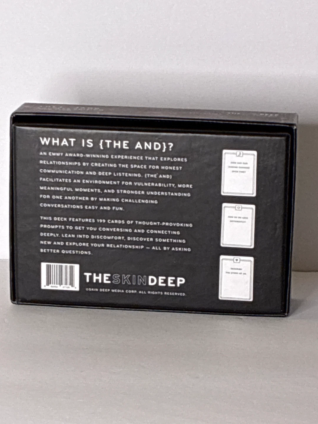 The Skin Deep “The And” Long Term Couples Edition Card Game - photo 3