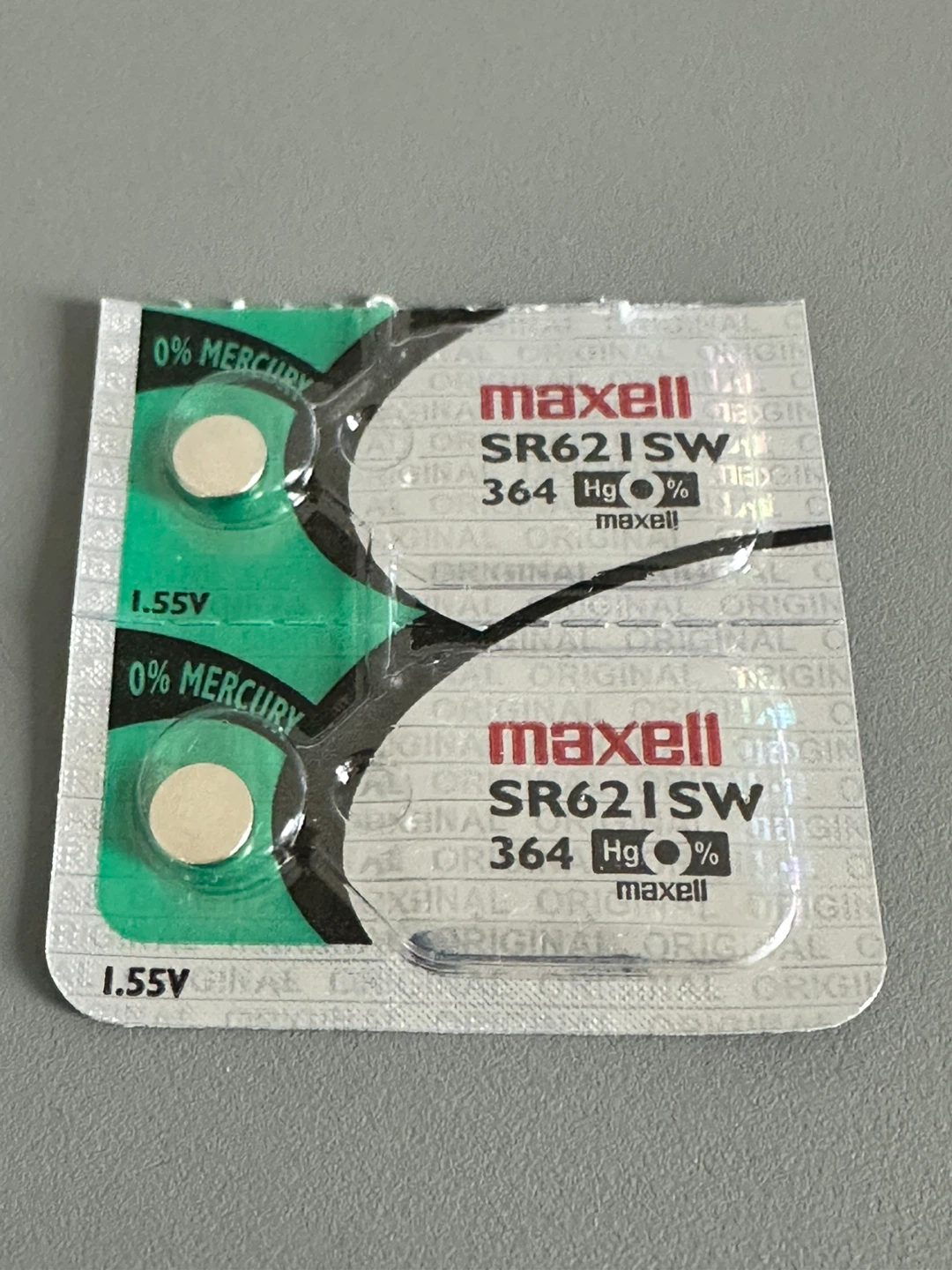 Maxell SR621SW 364 Watch Batteries (2-pack)