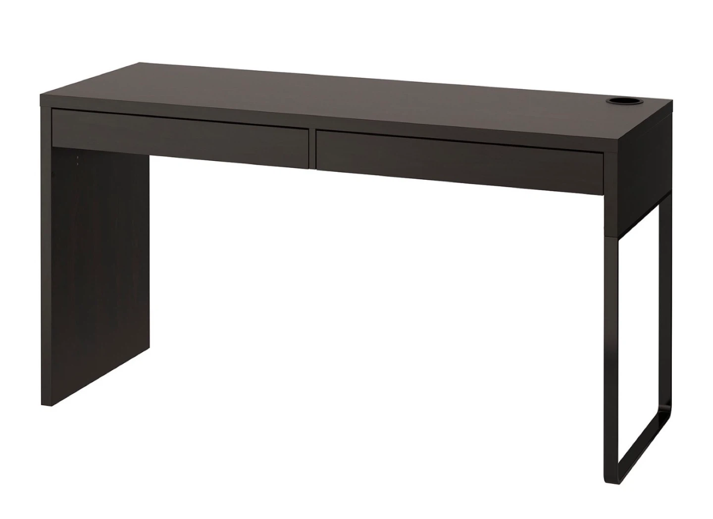 Brown Desk with drawers - photo 2