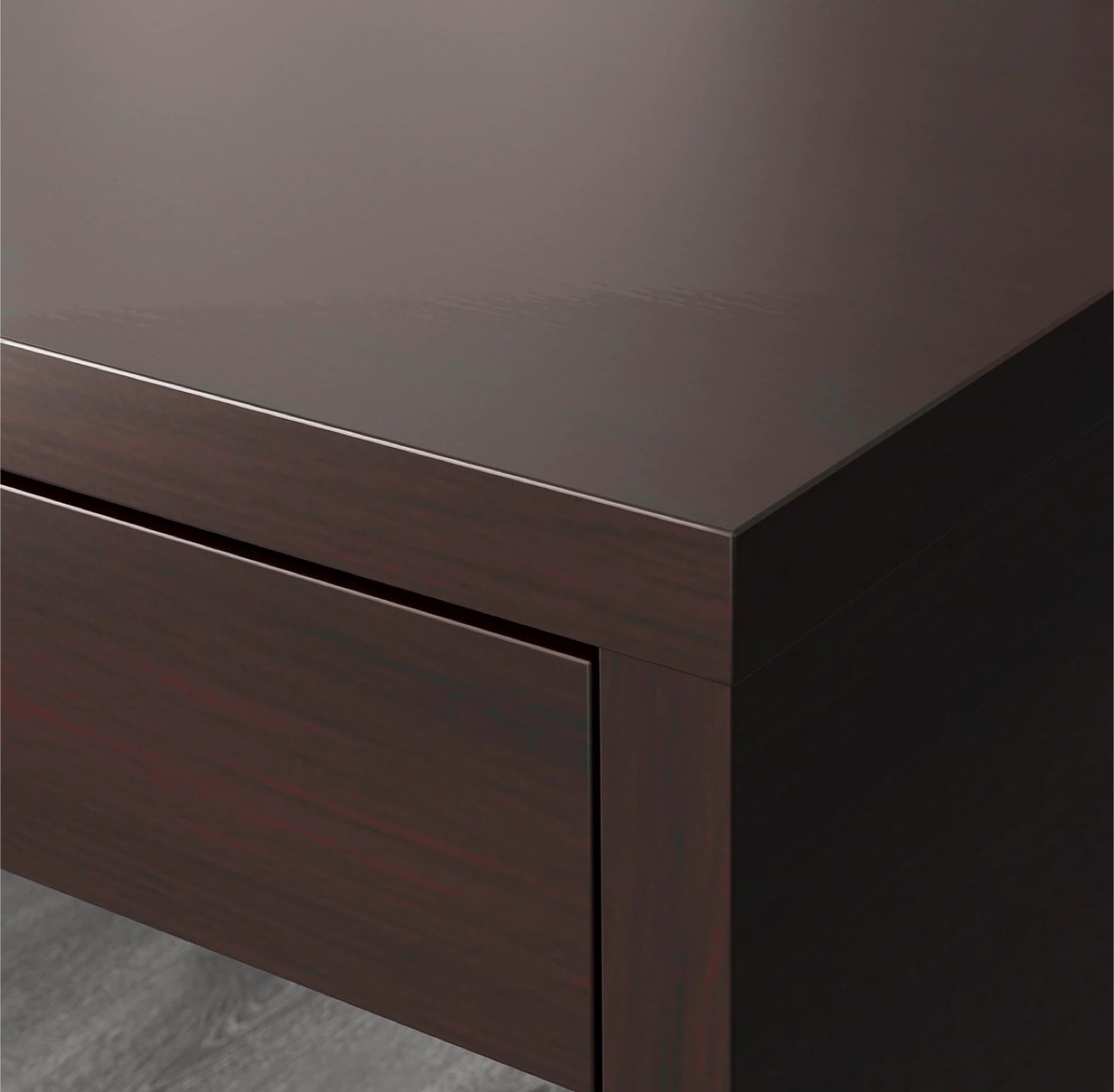 Brown Desk with drawers - photo 5