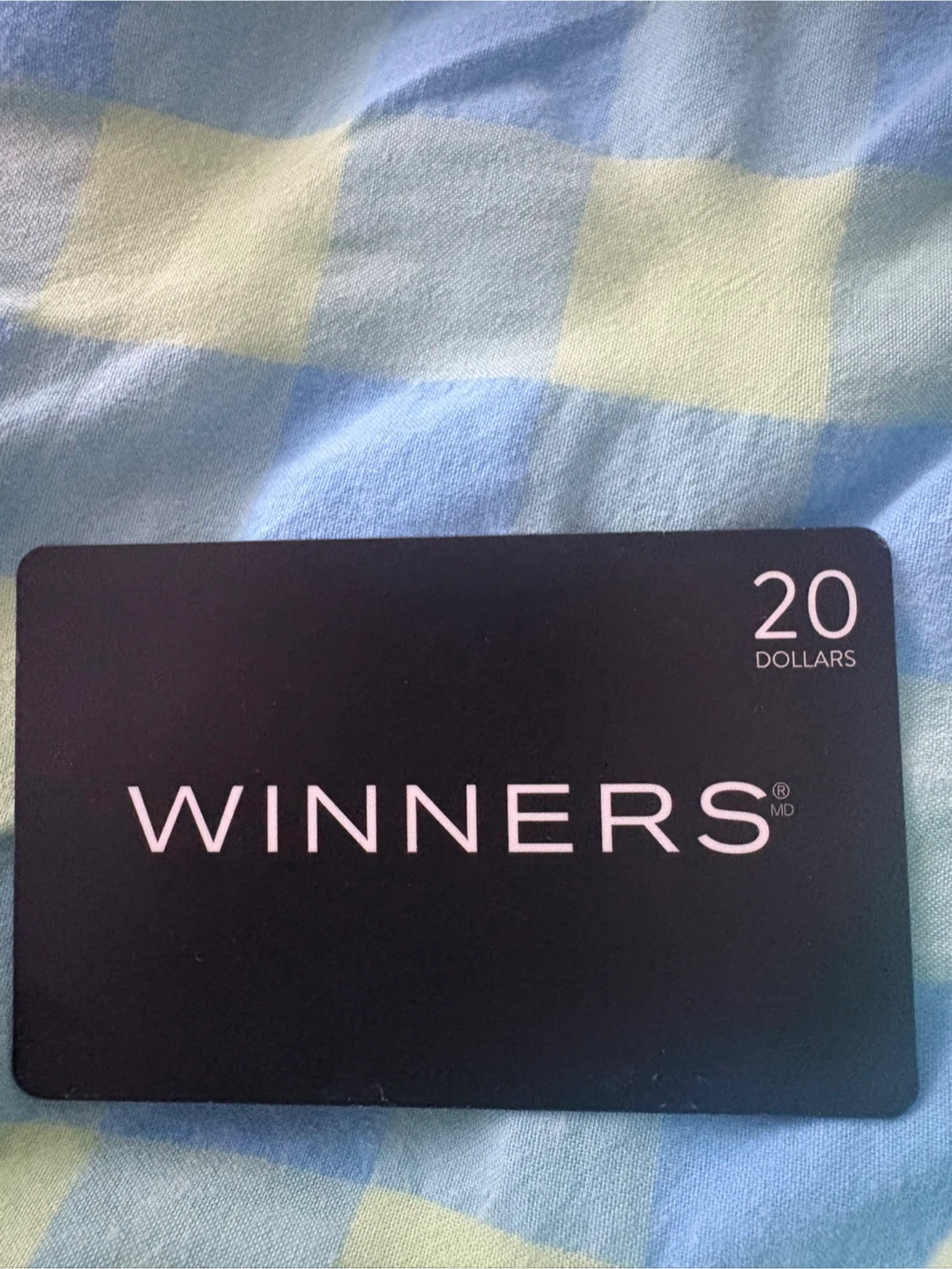 $20 Winners Gift Card (Never Used) (Selling for $5)