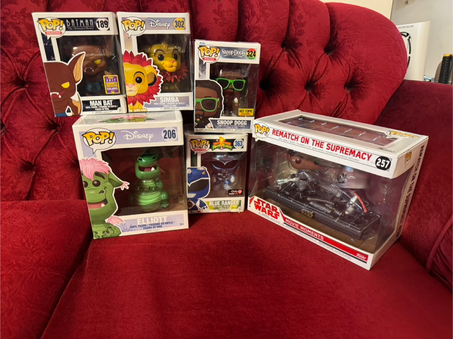 Funko Pop Simba Man Bat Elliott Snoop Dogg