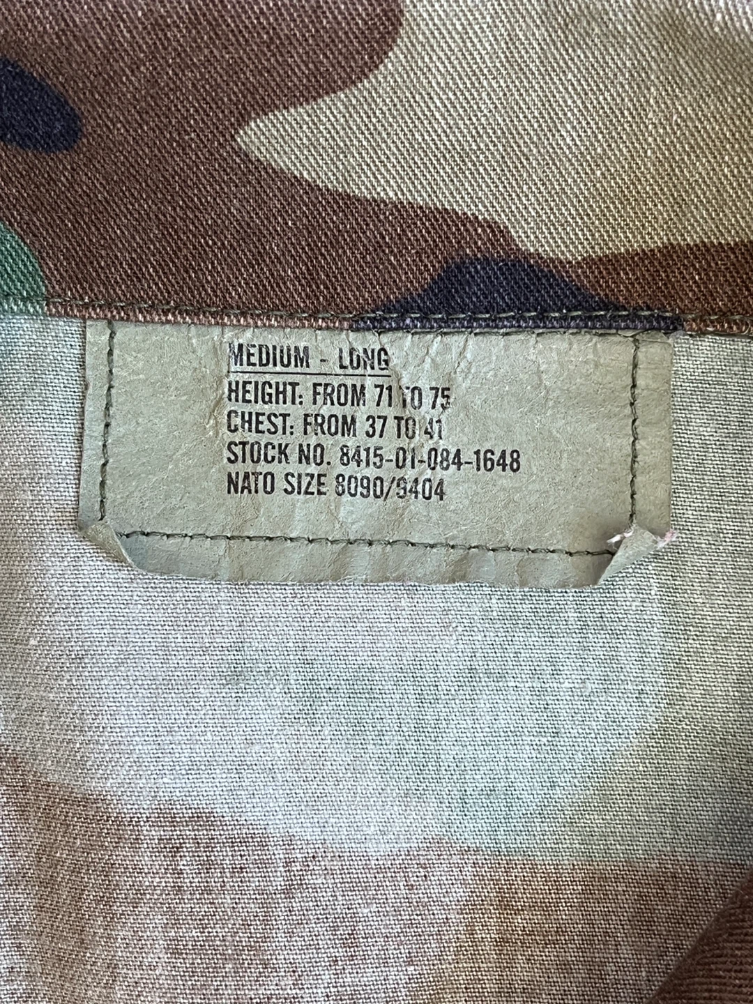 Military Camouflage Field Jacket - photo 2