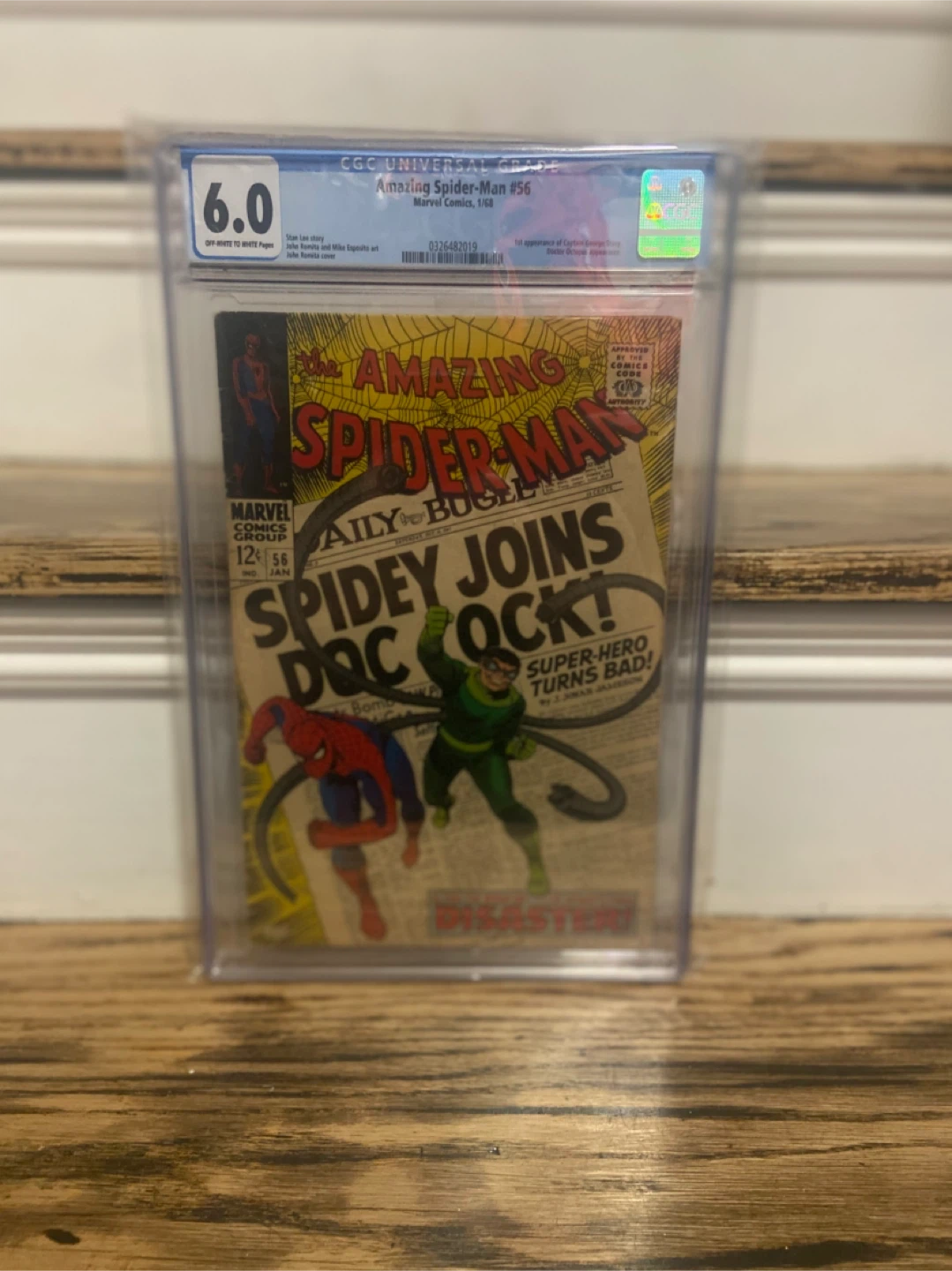 Amazing Spider-Man #56 CGC 6.0 1st App Captain George Stacy