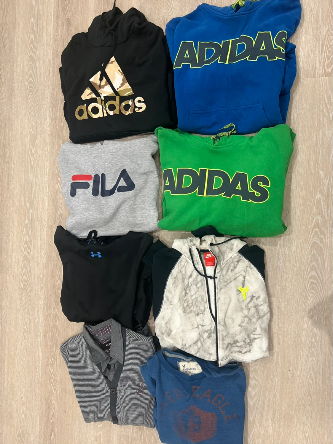 Man’s Assorted adidas Hoodies
