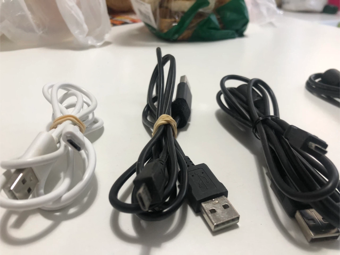 Assorted USB and Audio Cables - photo 3