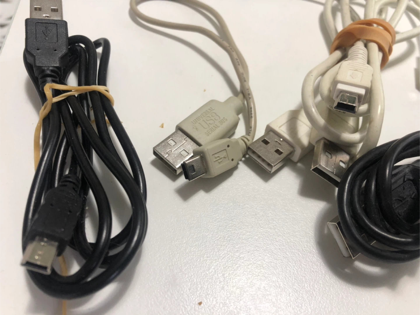 Assorted USB and Audio Cables - photo 2