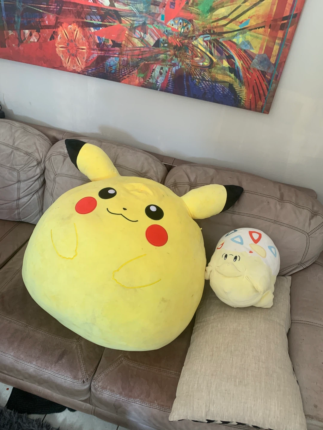 Pokemon Pikachu and Togepi Plush Toys