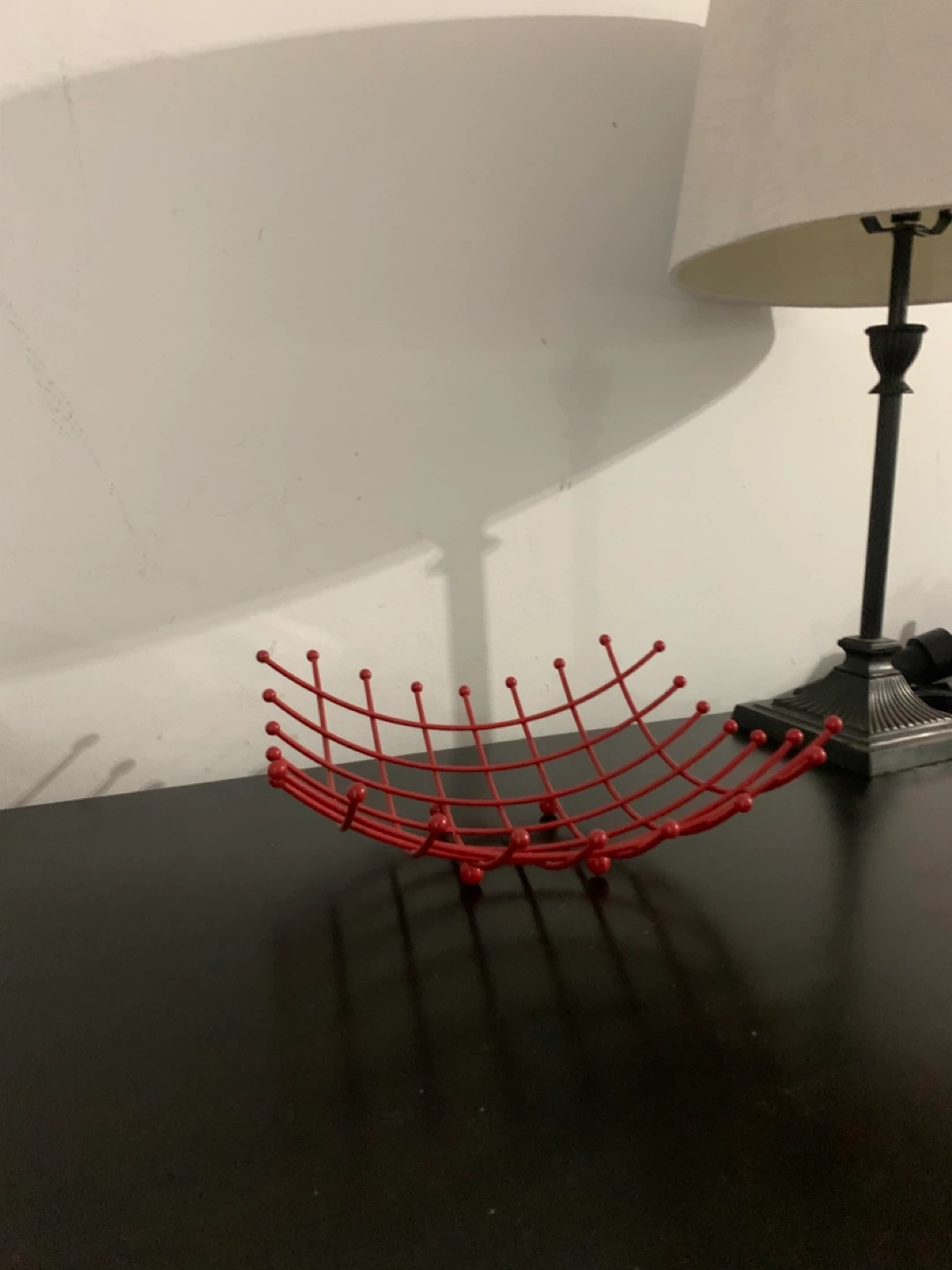 Red Wire Fruit Bowl