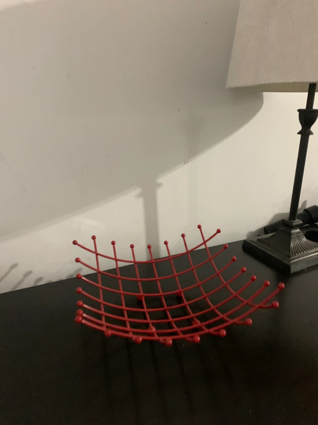 Red Wire Fruit Bowl - photo 2