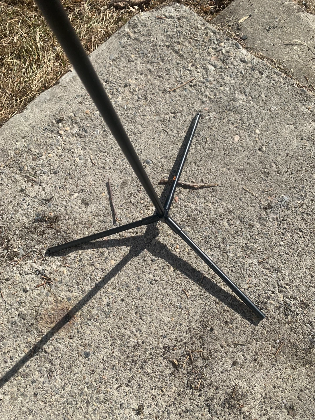 Black Floor Lamp with Tray - photo 3