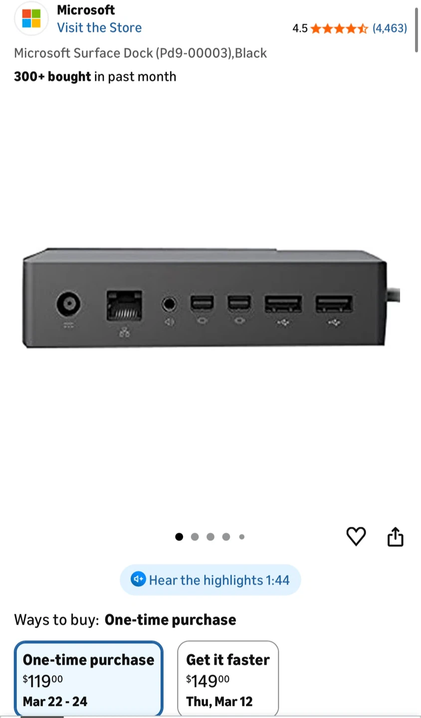 Microsoft Surface Dock
