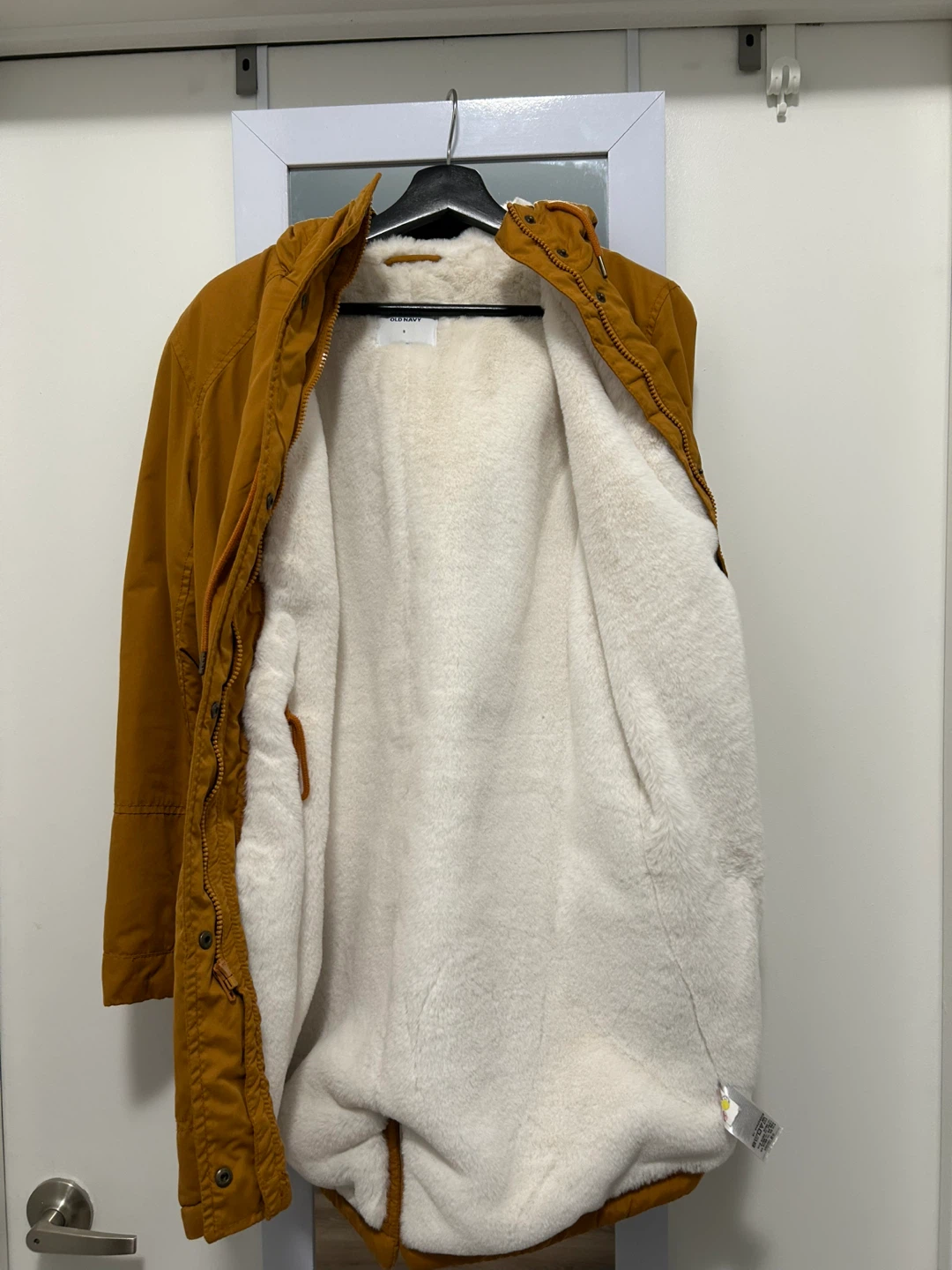 Old Navy Women's Sherpa Lined Parka Jacket - Size S - photo 3
