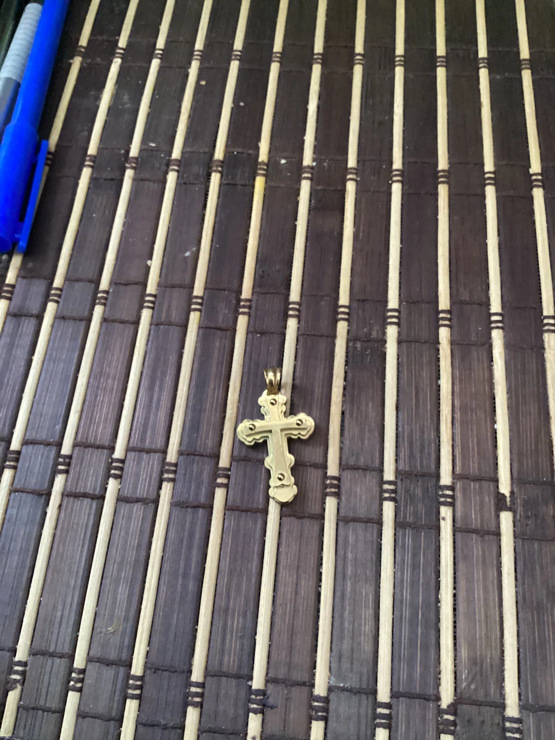 Gold Cross Pendant and Chains - photo 2