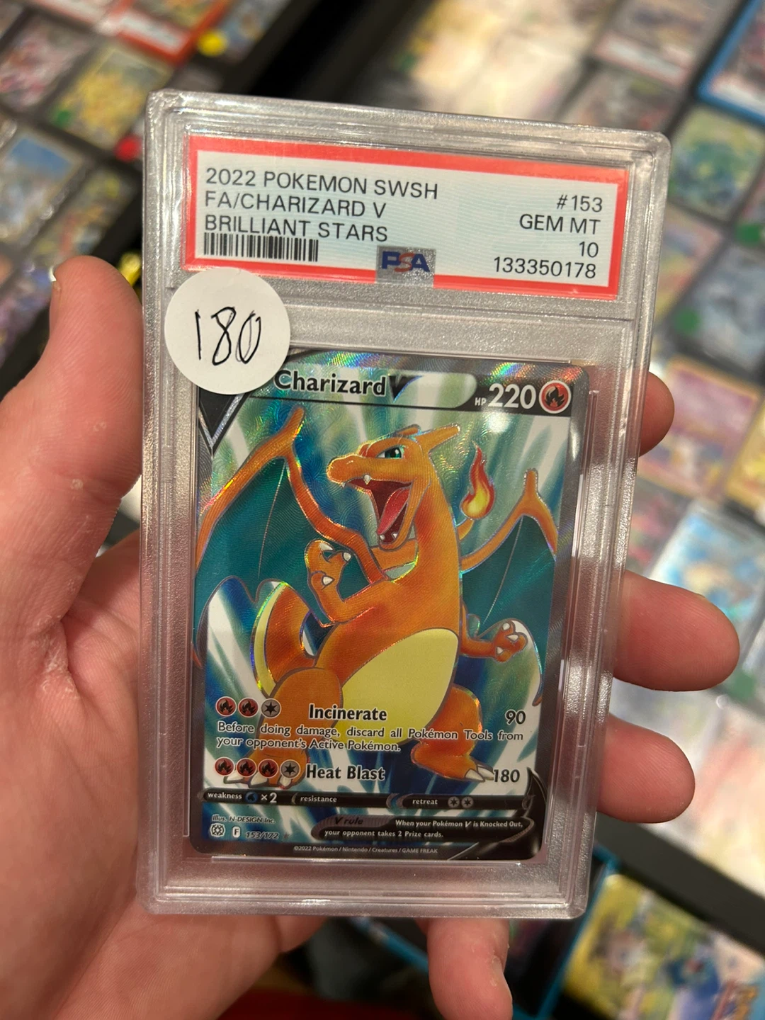 Charizard V 153 PSA 10
