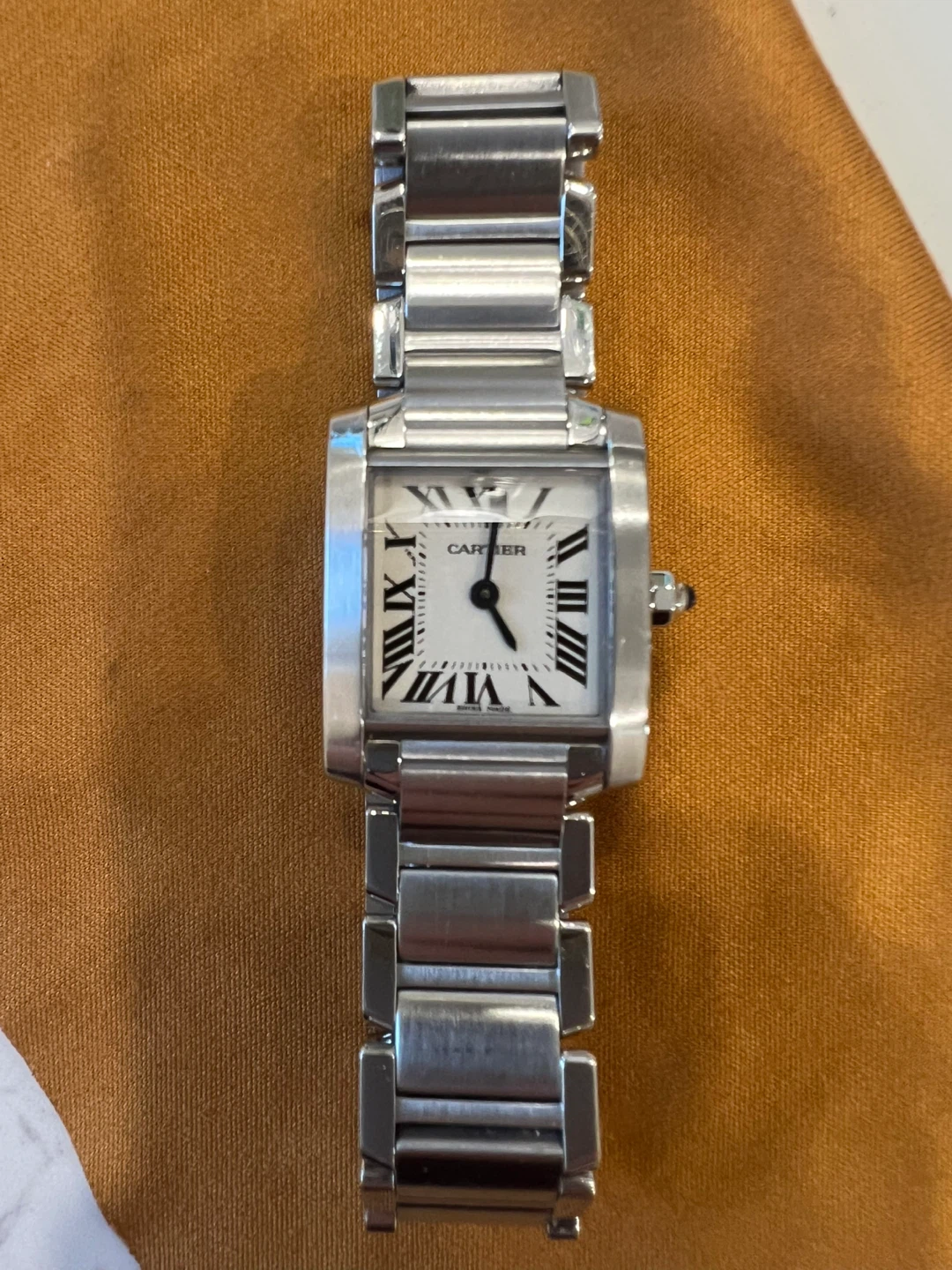 Cartier Tank 3217 Stainless Steel Watch - photo 2