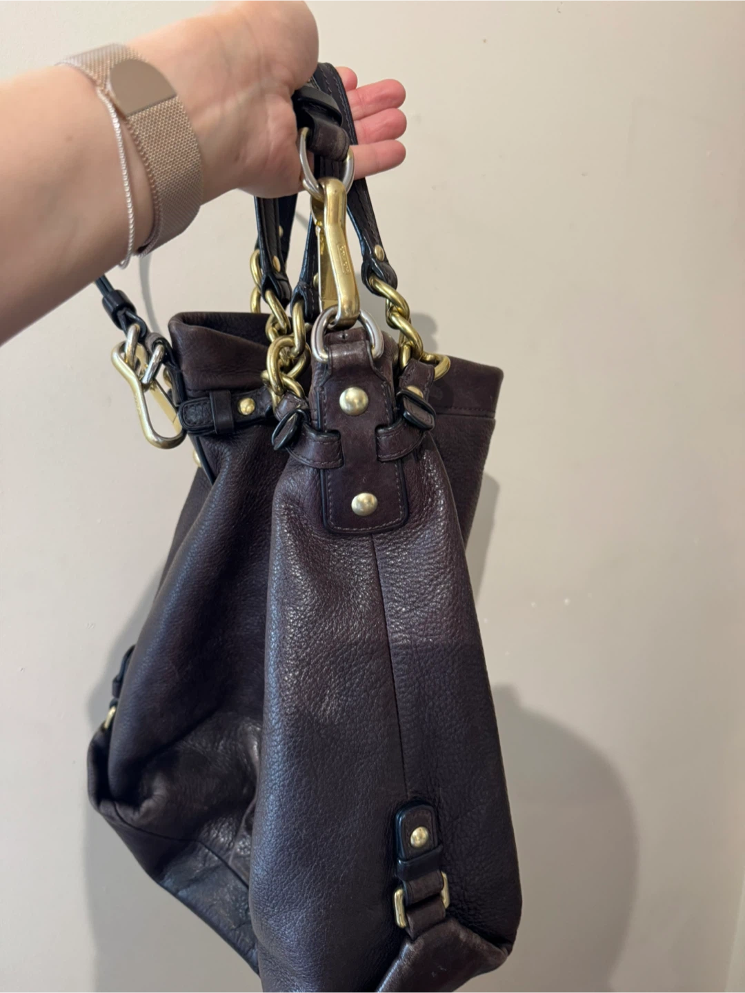 Coach Leather Shoulder Bag - photo 2