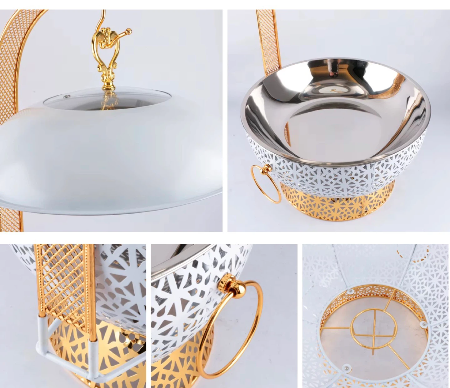 Decorative Food Warmer Serving Dish with Lid - photo 3