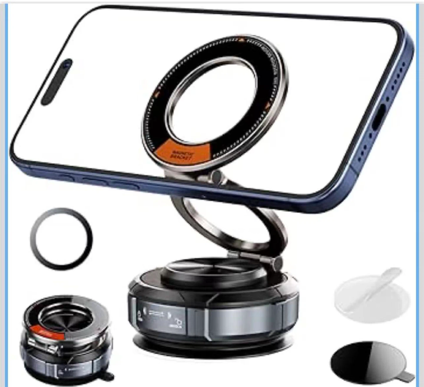 Universal Magnetic Phone Holder with Suction Base