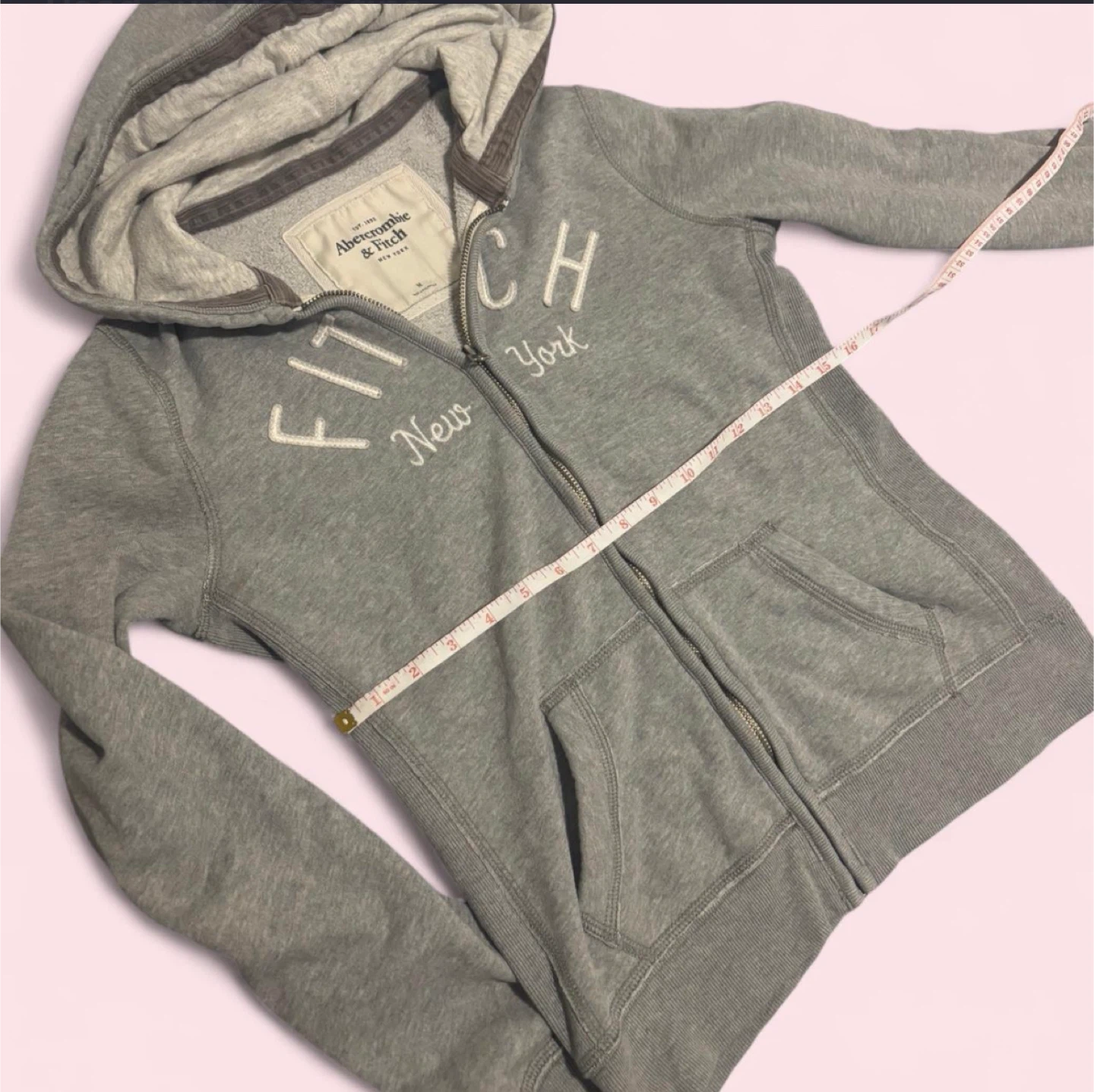 Abercrombie & Fitch Full Zip Hoodie - Grey - photo 2