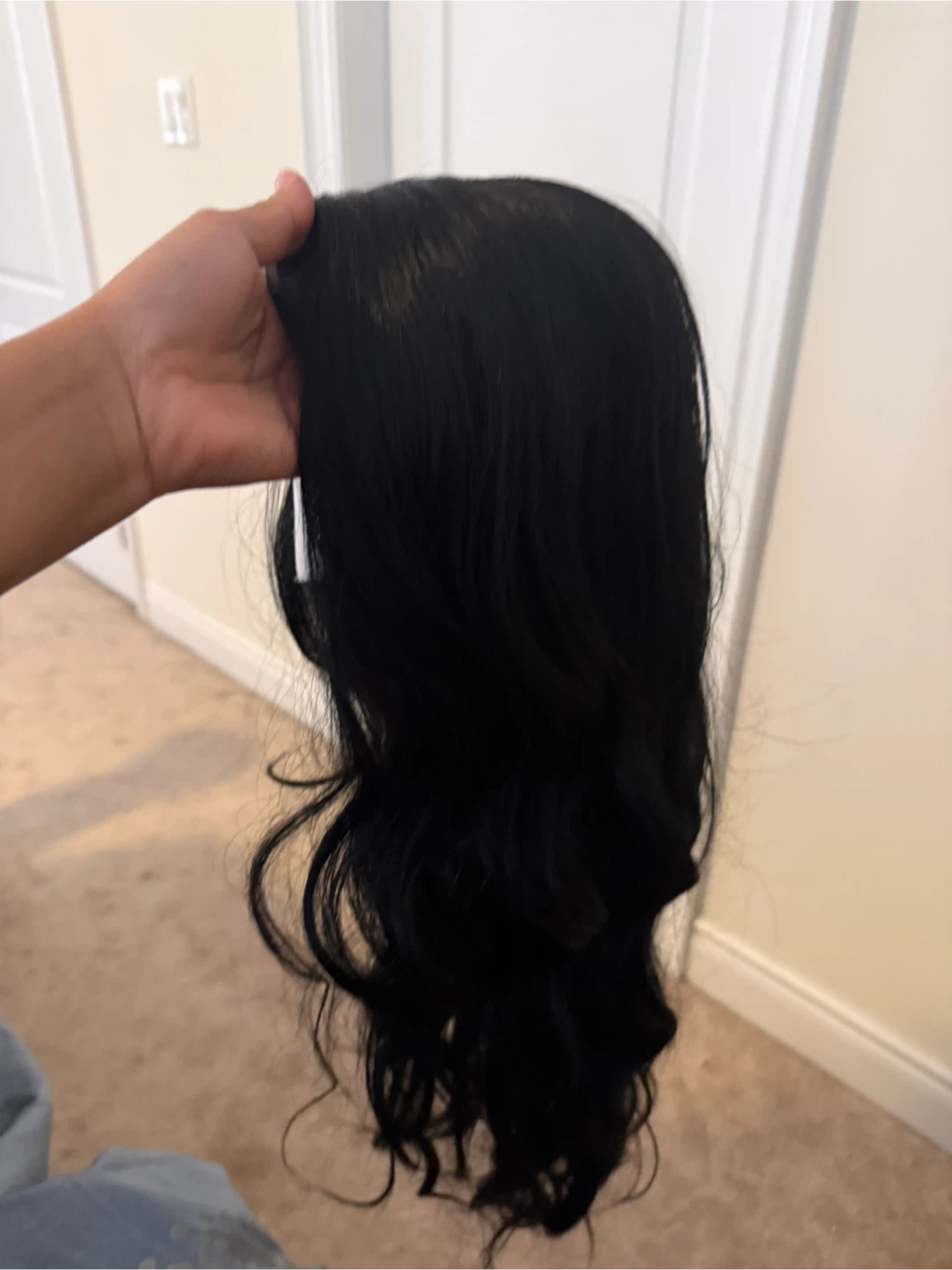 Hello Beautiful Black Long Wavy Wig