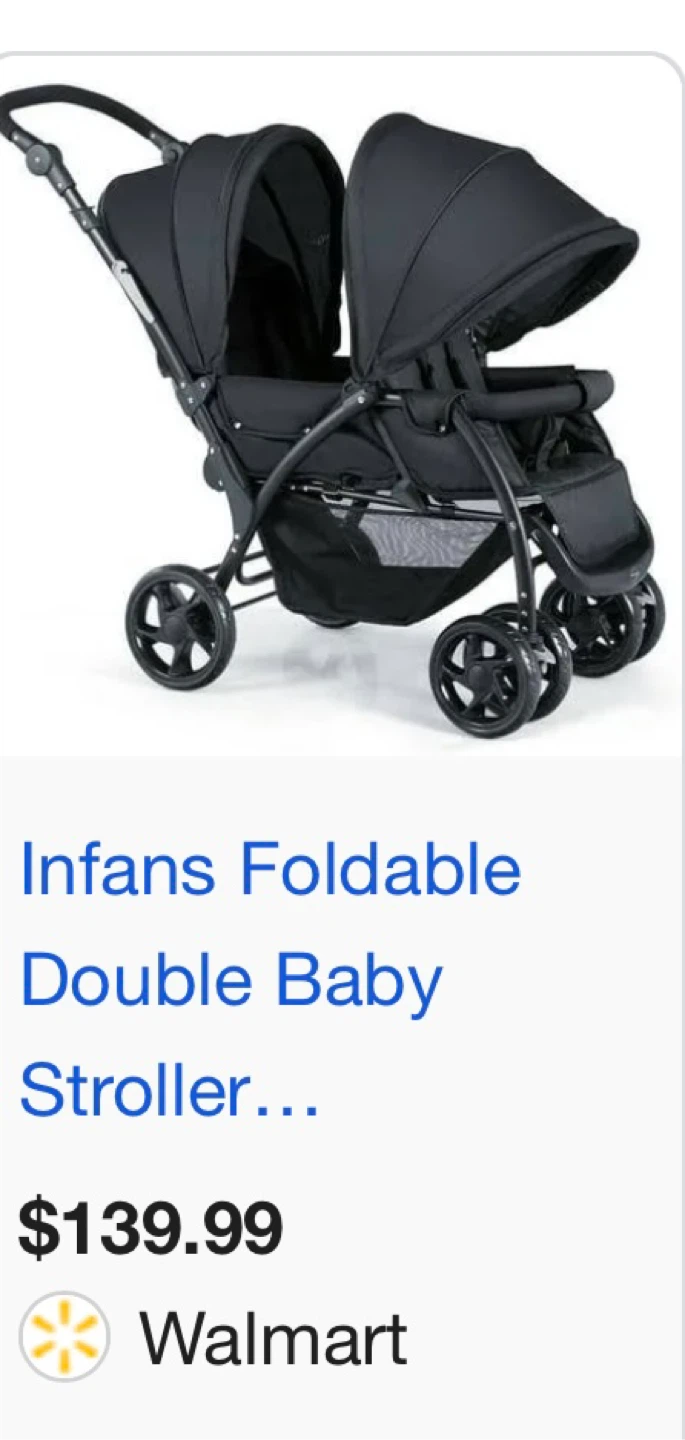 Infans Foldable Double Baby Stroller - photo 2