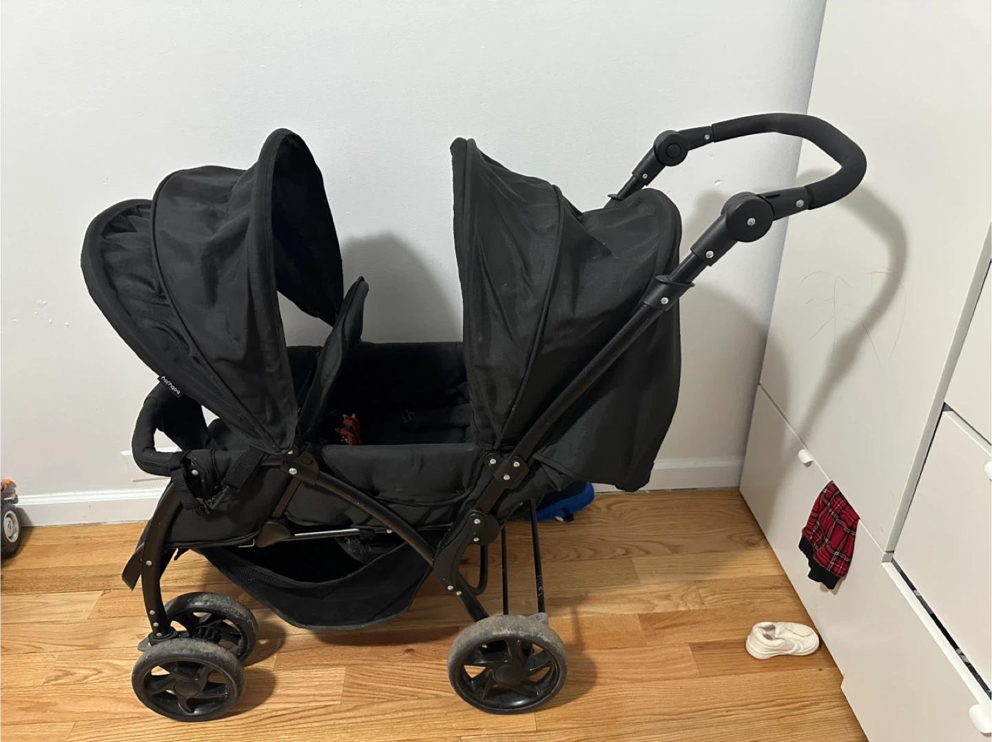 Infans Foldable Double Baby Stroller