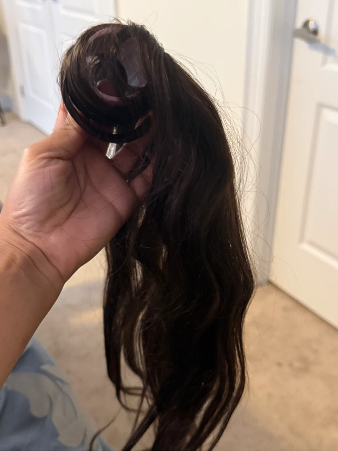 Dark Brown Hair Piece - photo 2