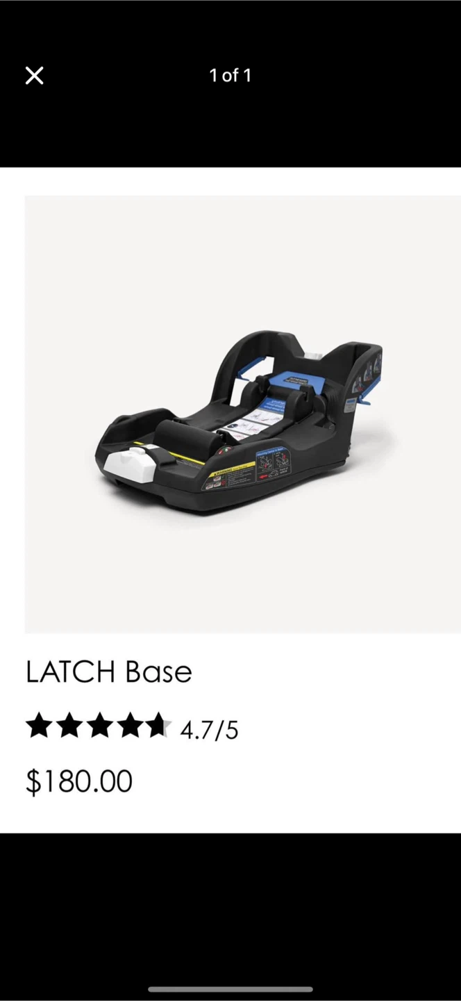 LATCH Base Car Seat Base