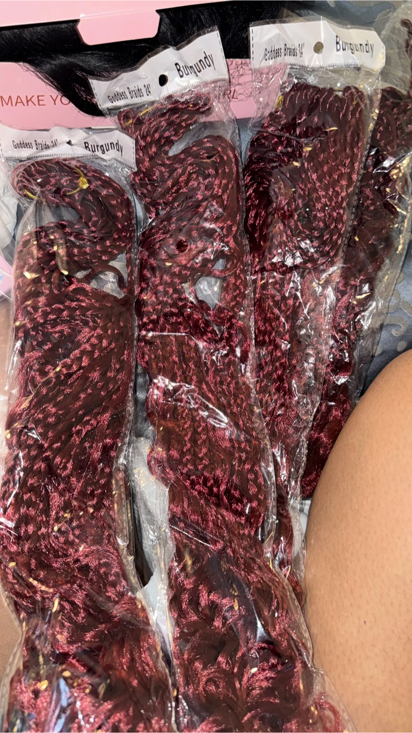 Goddess Braids 24" Burgundy