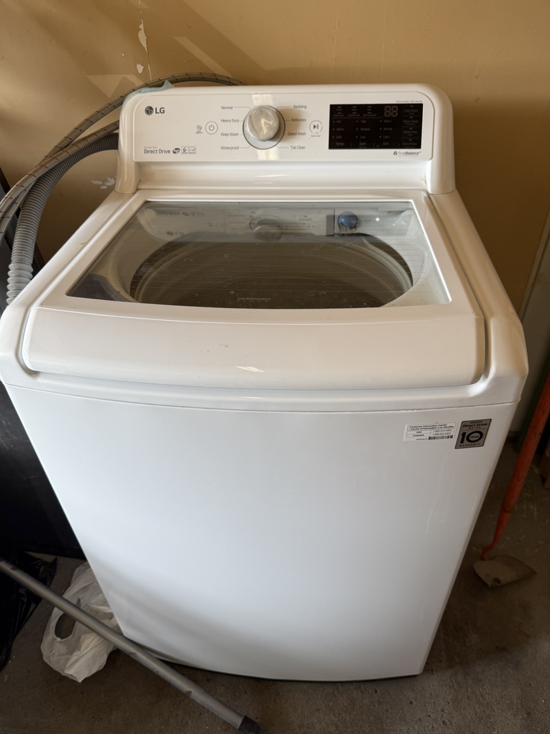 LG Top Load Washing Machine & Maytag Dryer Set