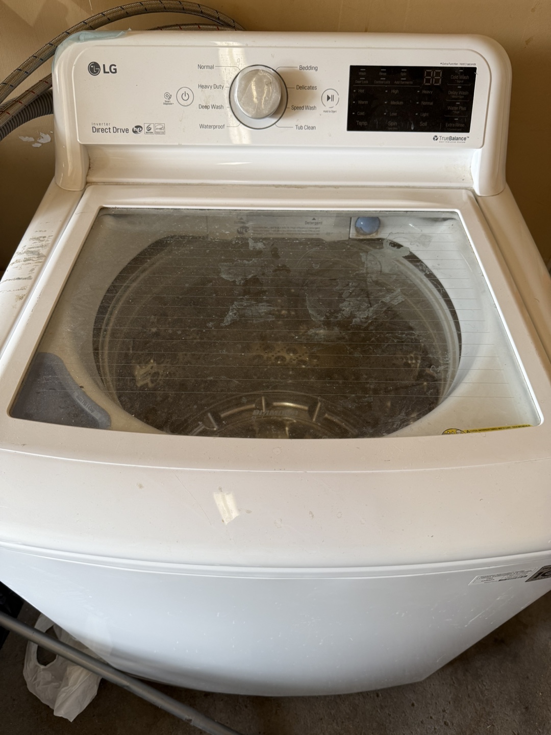 LG Top Load Washing Machine & Maytag Dryer Set - photo 2