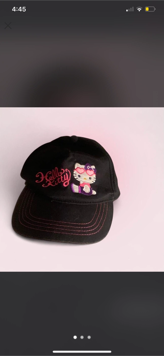 Hello Kitty Black Cap