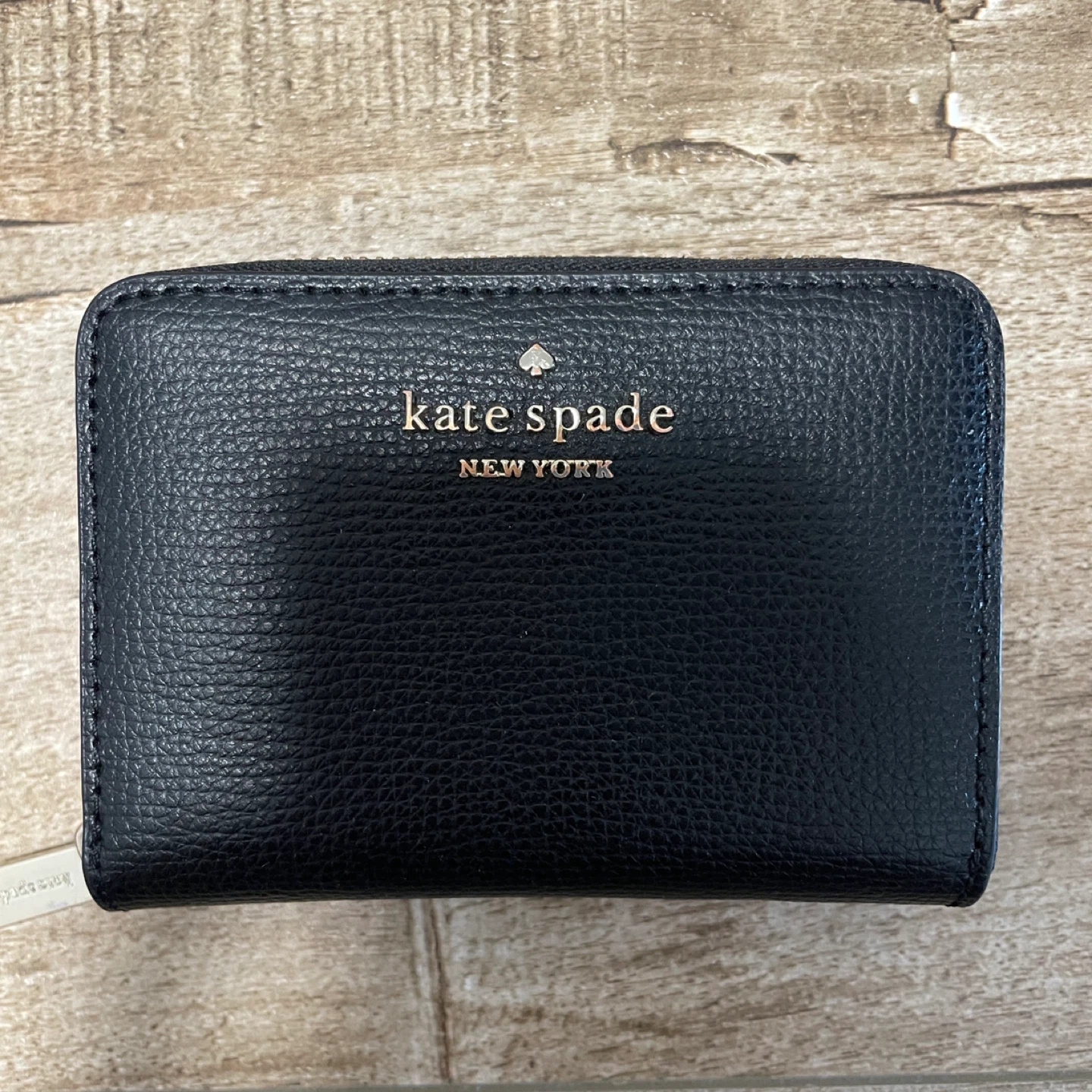 Kate Spade Black Zip Around Wallet