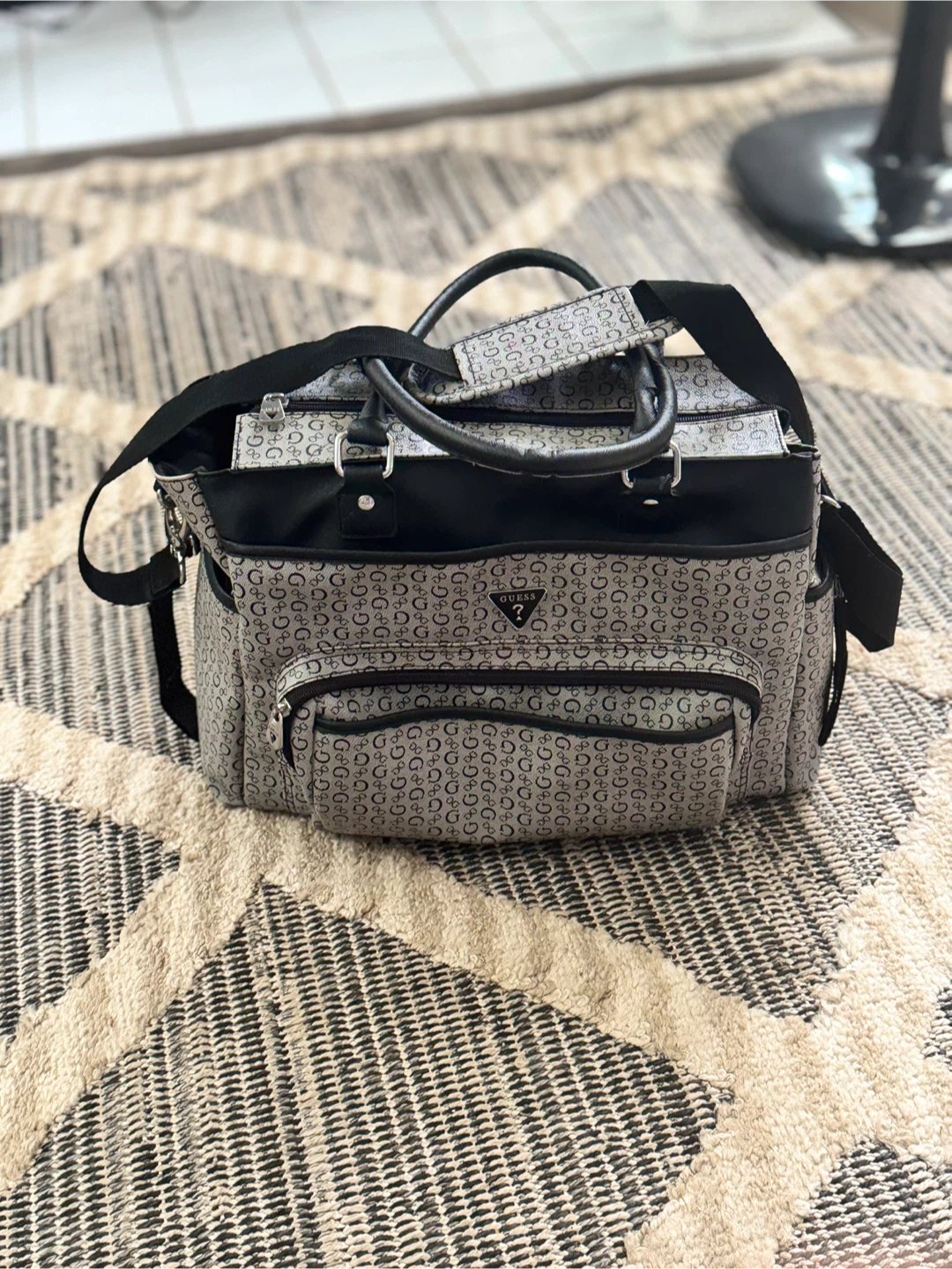 Guess Diaper Bag Extra Large With Multiple Pockets