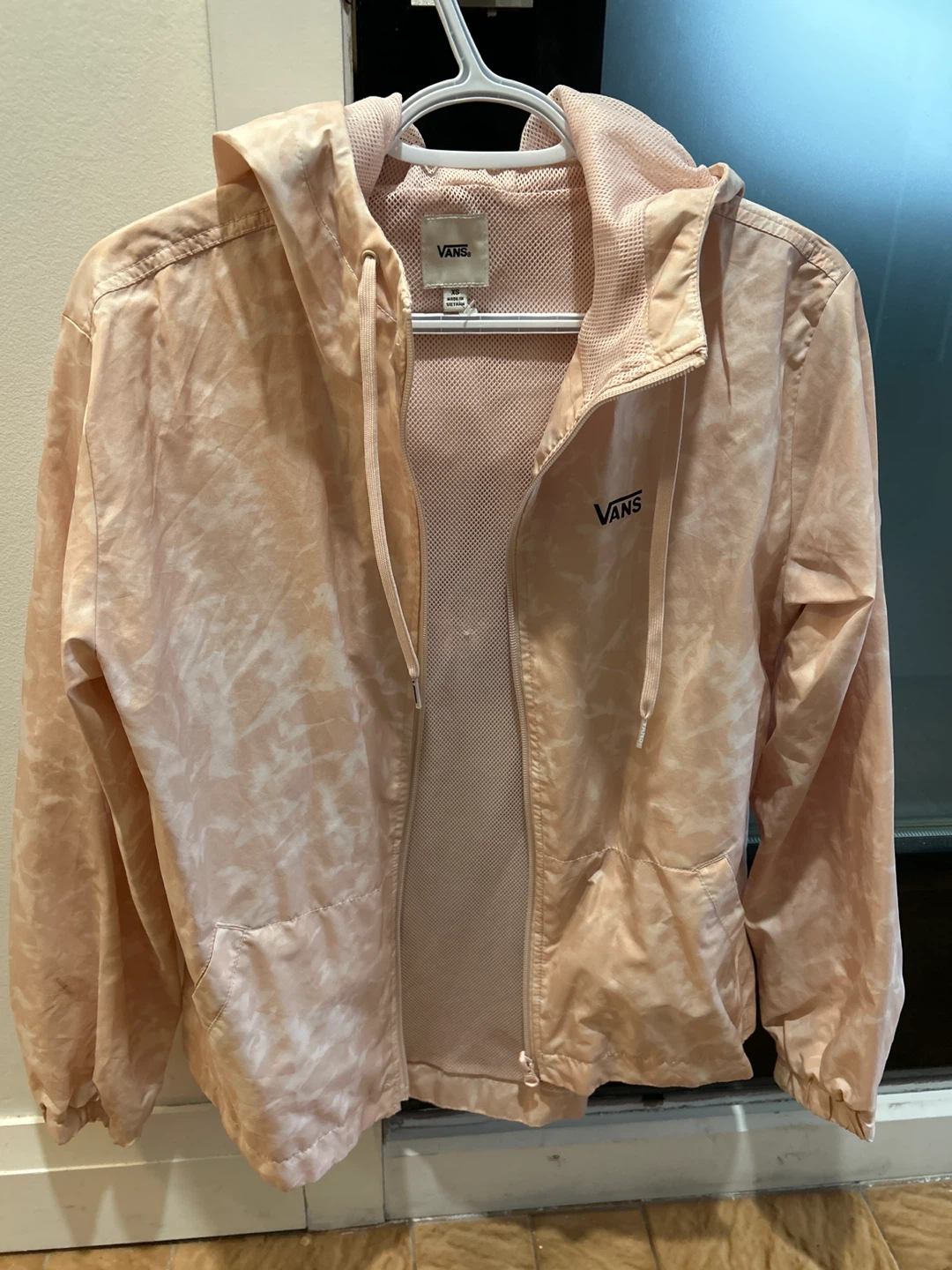 Vans Women's Tie-Dye Hooded Windbreaker Jacket - XS