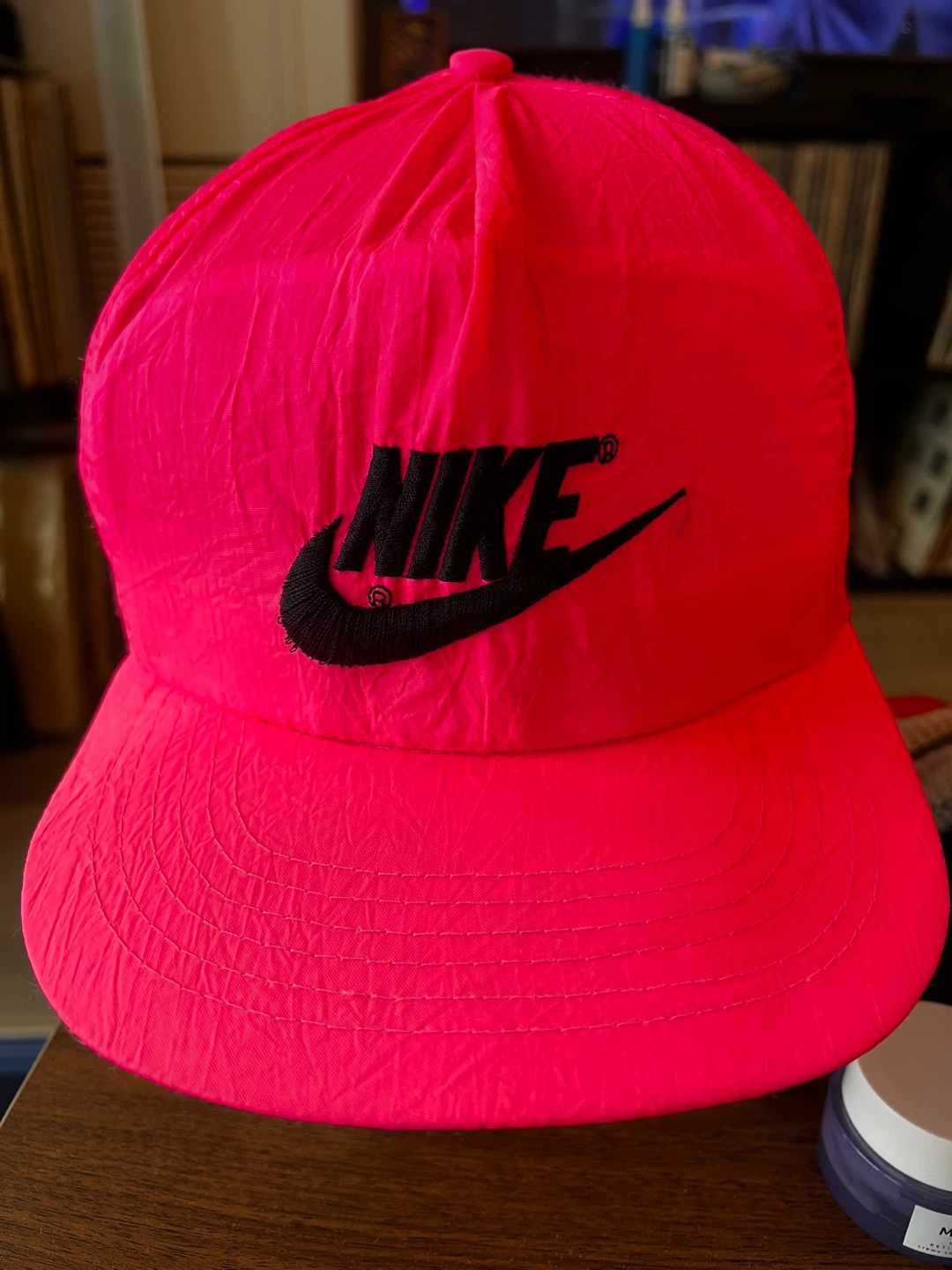 Vintage Nike Pink Nylon Cap One Size Fits All