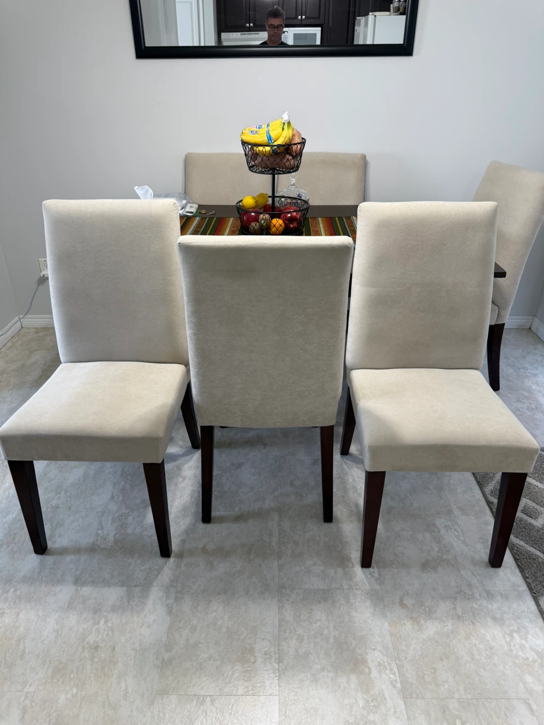 Dining table and 6 chairs - photo 2